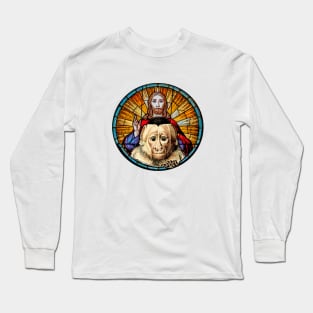 Jesus Christ and the little monkey Long Sleeve T-Shirt